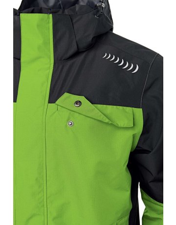 Bild Regenjacke Plus lime/schwarz Gr. M Forti s Elements - fortis-3