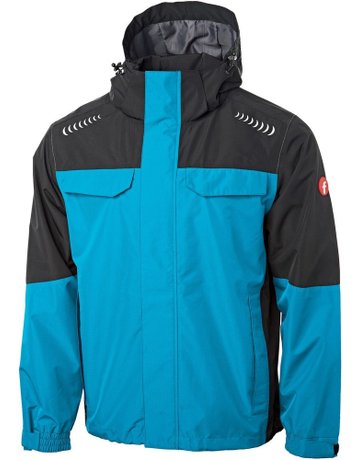 Bild Regenjacke Plus türkis/schwarz Gr. XL Fo rtis Elements - fortis-0