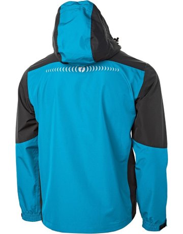 Bild Regenjacke Plus türkis/schwarz Gr. XL Fo rtis Elements - fortis-1