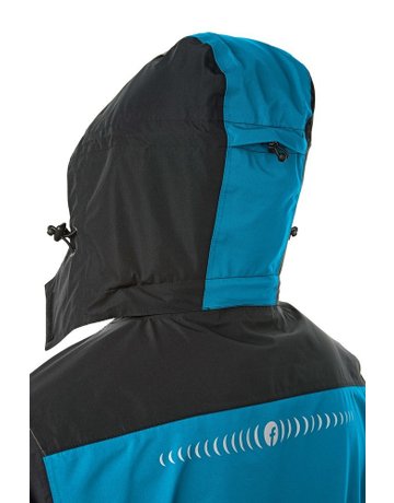 Bild Regenjacke Plus türkis/schwarz Gr. XL Fo rtis Elements - fortis-6