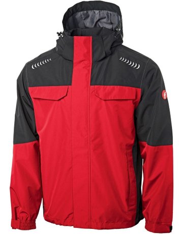 Bild Regenjacke Plus rot/schwarz Gr. S Fortis Elements-0