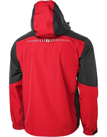 Bild Regenjacke Plus rot/schwarz Gr. S Fortis Elements-1