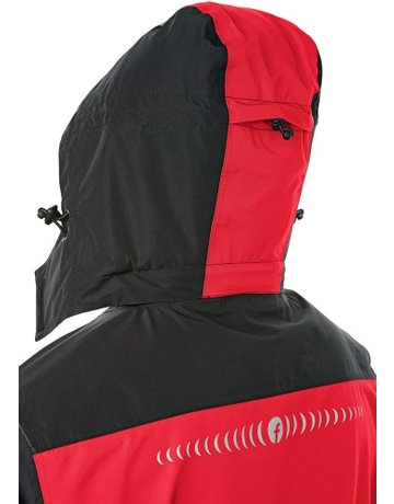 Bild Regenjacke Plus rot/schwarz Gr. S Fortis Elements-6