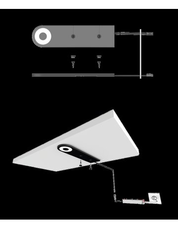 Bild LED AddLite schwarz nw 12VDC, 2.4W, 1.8m Ltg. M1 - Halemeier-5