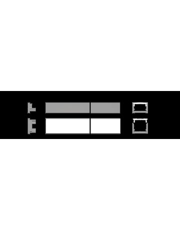 Bild LED ChannelLine D2 Profil, opal, 10er Set L=3000, Alu- und Abdeckprofil - Halemeier-2