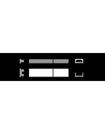 Bild LED ChannelLine D Profil, opal L=3000, Alu-und Abdeckprofil - Halemeier-3