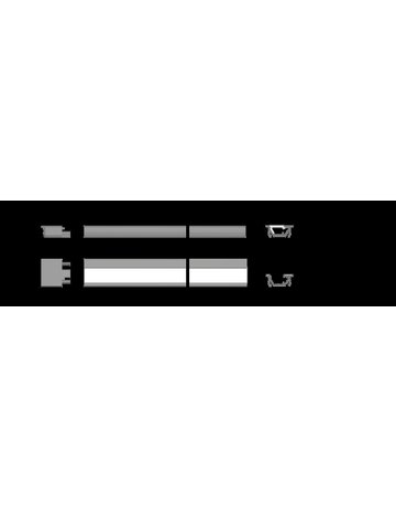 Bild ChannelLine G2 opal L=2500 Alu-und Abdeckprofil - Halemeier-2