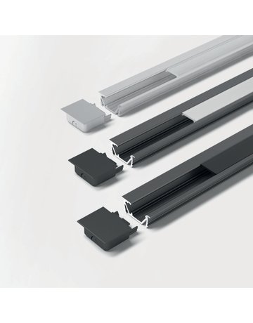 Bild ChannelLine G2 schwarz 300 mm Profil ohne Abdeckung, einzeln verpackt - Halemeier-0