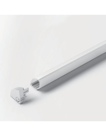 Bild LED ChannelLine H Profil, opal L=3000, Alu- und Abdeckprofil - Halemeier-0