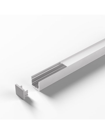 Bild ChannelLine U Alu opal 10er Set L=2500 Alu-und Abdeckprofil - Halemeier-0