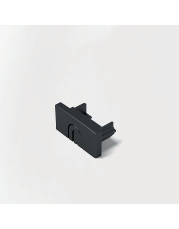 Bild Endkappen zu LED ChannelLine D, black Set aus 2 Stück - Halemeier-0