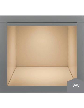 Bild IrisLite 68 schwarz ww 12VDC 2,7W LTG 1,8m M1 - Halemeier-3