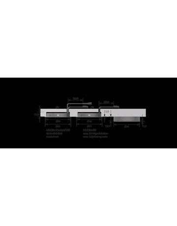 Bild IrisLite 68 schwarz ww 12VDC 2,7W LTG 1,8m M1 - Halemeier-4