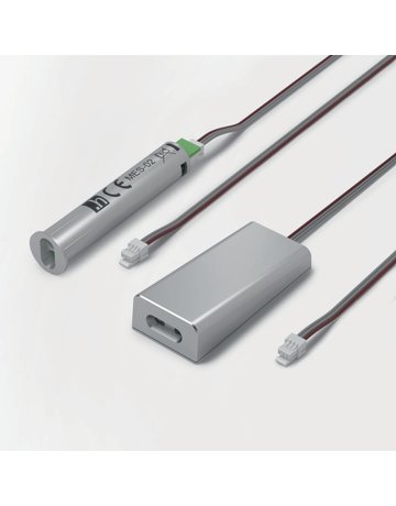 Bild MultiSwitch2 IR Anbausensor schwarz Türkontakt oder Handschalter, 3m Ltg. - Halemeier-1