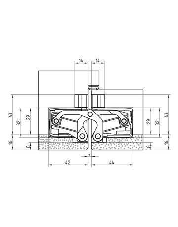 Bild TECTUS TE 640 3D A8 BW/1 RAL 9005 Schwarz matt (107) - SIMONSWERK-3