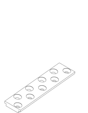 Bild OL-Anschraubplatte, OL 320, lang, Aluminium, silberfarbig eloxiert - GEZE-1