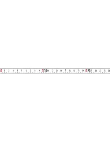 Bild Bandmaß selbstklebend 5mx13mm weiß links BMI-0