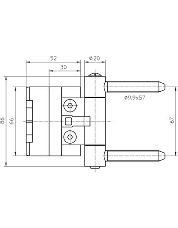 Bild HT-Band, BAKA® 2D 20 FD RZ 57 Flachkopf, 2tlg. topzink - SIMONSWERK-1