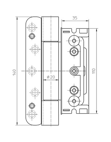 Bild Einfräsband BAKA Protect 4010 3D edelstahl matt - SIMONSWERK-3