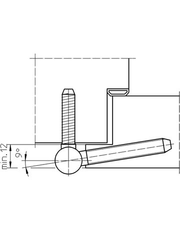 Bild Einbohrband BAKA B 1-15 2tlg.,15mm topzink - SIMONSWERK-3