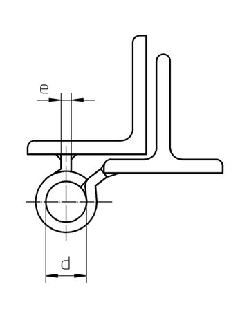 Bild Anschweißband KO 6 2tlg,140x14x4 blank - SIMONSWERK-3