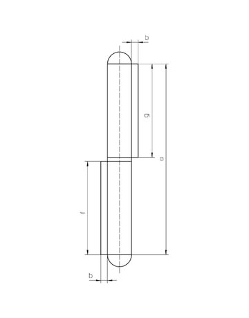 Bild Anschweißband KO 6 2tlg,140x14x4 blank - SIMONSWERK-2