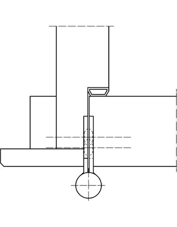 Bild Aufschraubband BAKA Q1 120 2tlg,DR verzinkt - SIMONSWERK-2