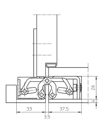 Bild Aufnahmeelement TECTUS TE 525 3D FZ/1 verzinkt - SIMONSWERK-3