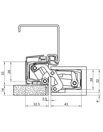 Bild Aufnahmeelement TECTUS TE 541 3D FVZ SZ verzinkt - SIMONSWERK-3
