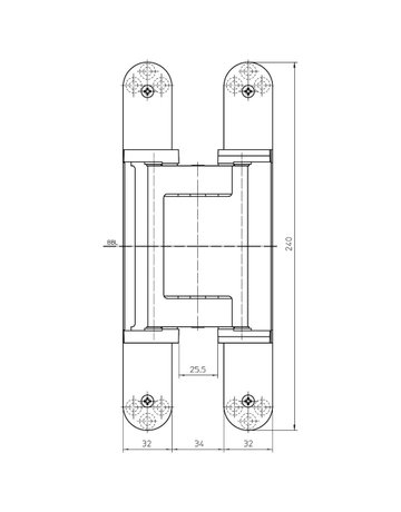 Bild Türband TECTUS TE 640 3D A8 Energy DL-R,edelstahloptik - SIMONSWERK-2