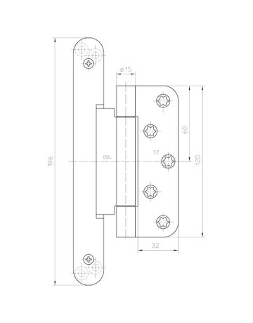 Bild Objektband VARIANT VN 2927/120 CompPlan Ø15/120kg,edelstahl matt - SIMONSWERK-2