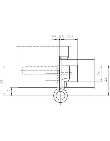 Bild Objektband VARIANT VN 2927/120 Compact Ø20/120kg,edelstahl matt - SIMONSWERK-3