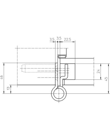 Bild Objektband VARIANT VN 2927/160 Compact Ø22,5/200kg,edelstahl matt - SIMONSWERK-3