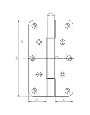 Bild Objektband VARIANT VN 2929/160 Planum Ø15/160kg,edelstahl matt - SIMONSWERK-2