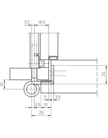 Bild Objektband VARIANT VN 3939/100 Ø20/100kg,edelstahl matt - SIMONSWERK-3