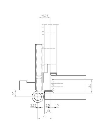 Bild Objektband VARIANT VN 4739/100 Ø20/100kg,DR,edelstahl matt - SIMONSWERK-3
