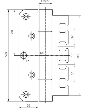 Bild Band VARIANT® VN 7729/160 Rollen Ø 22,5, Rollenl. 160, edelstahl - SIMONSWERK-1