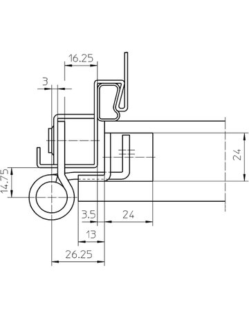 Bild Objektband VARIANT VN 8937/160 U Compact Ø22,5/160kg,DR,edelstahl matt - SIMONSWERK-4