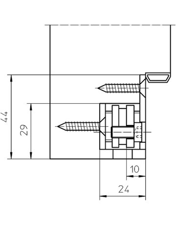 Bild Aufnahmeelement VARIANT VX 7501 3D verzinkt - SIMONSWERK-6