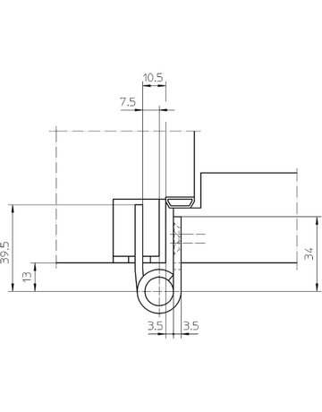 Bild Objektband VARIANT VX 7728/100 Ø20/80kg,edelstahl matt - SIMONSWERK-3