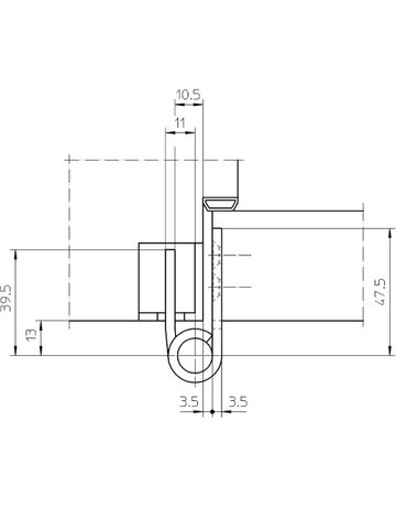Bild Objektband VARIANT VX 7729/100 Ø20/100kg,matt vernickelt/F2 - SIMONSWERK-3