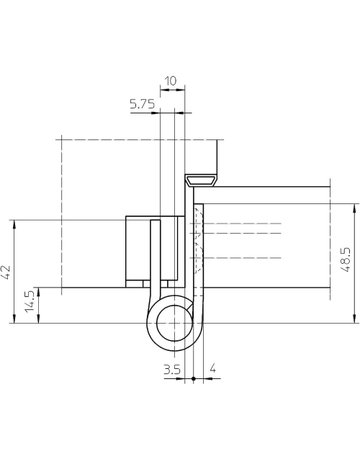 Bild Objektband VARIANT VX 7729/160-4 Ø22,5/160kg,bronze hell - SIMONSWERK-3