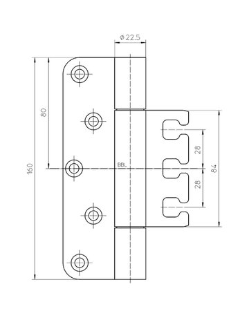 Bild Objektband VARIANT VX 7729/160-4 Ø22,5/160kg,bronze hell - SIMONSWERK-2