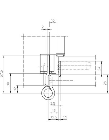 Bild Objektband VARIANT VX 7859/120 Ø20/100kg,edelstahl matt - SIMONSWERK-3