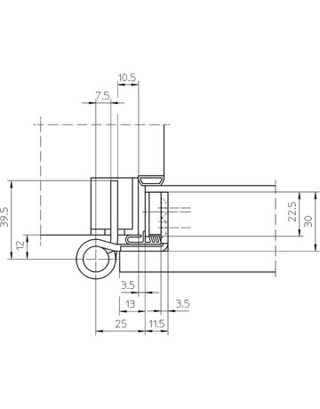 Bild Objektband VARIANT VX 7939/100 FD Ø20/100kg,matt vernickelt/F2 - SIMONSWERK-3