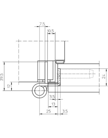 Bild Objektband VARIANT VX 7939/120 Ø20/120kg,edelstahl matt - SIMONSWERK-3
