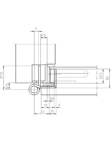 Bild Objektband VARIANT VX 7939/160 18-3FD Ø18/160kg,edelstahl matt - SIMONSWERK-3