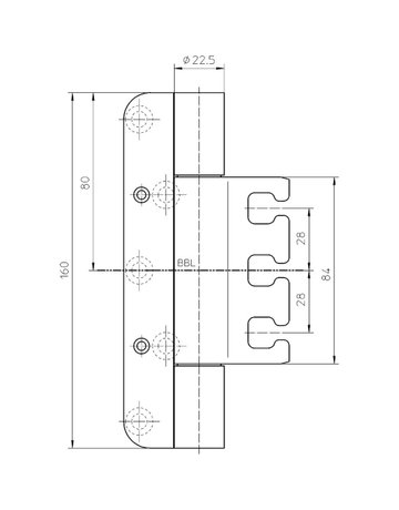 Bild Objektband VARIANT VX 7939/160-4 FD Ø22,5/300kg,bronze hell - SIMONSWERK-2