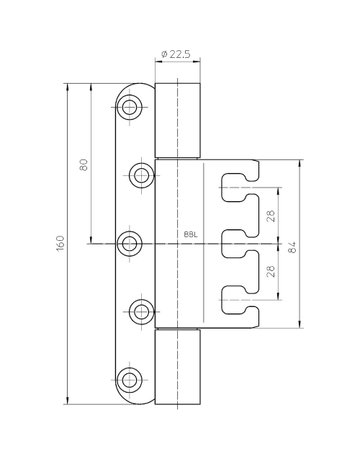 Bild Objektband VARIANT VX 7939/160-4 Ø22,5/160kg,bronze hell - SIMONSWERK-2