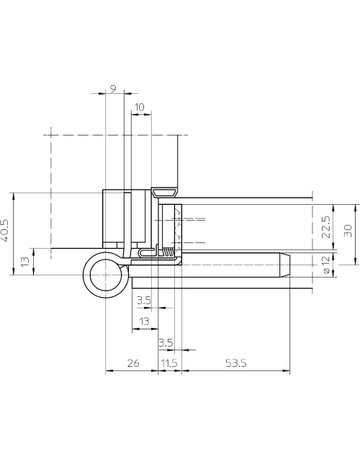 Bild Objektband VARIANT VX 7939/160 FDS Ø22,5/200kg,matt vernickelt/F2 - SIMONSWERK-3